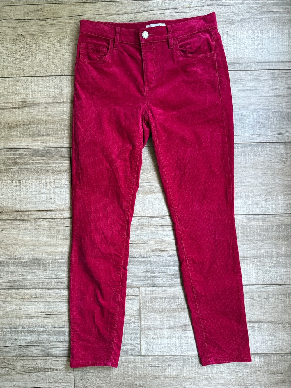 LOFT Women's Skinny Pants in Magenta Kiss Size 2